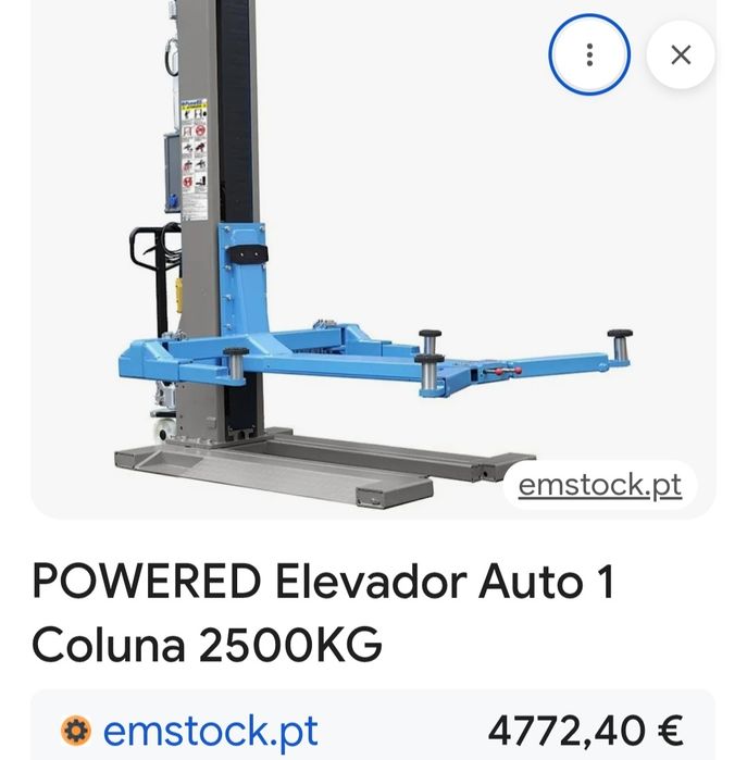Elevador de uma coluna