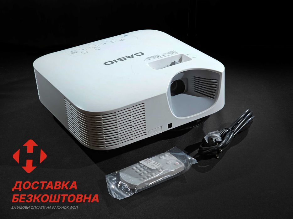 Лазерний LED Проектор Домашній Кінотеатр CASIO XJ-F10X 3300 люмен