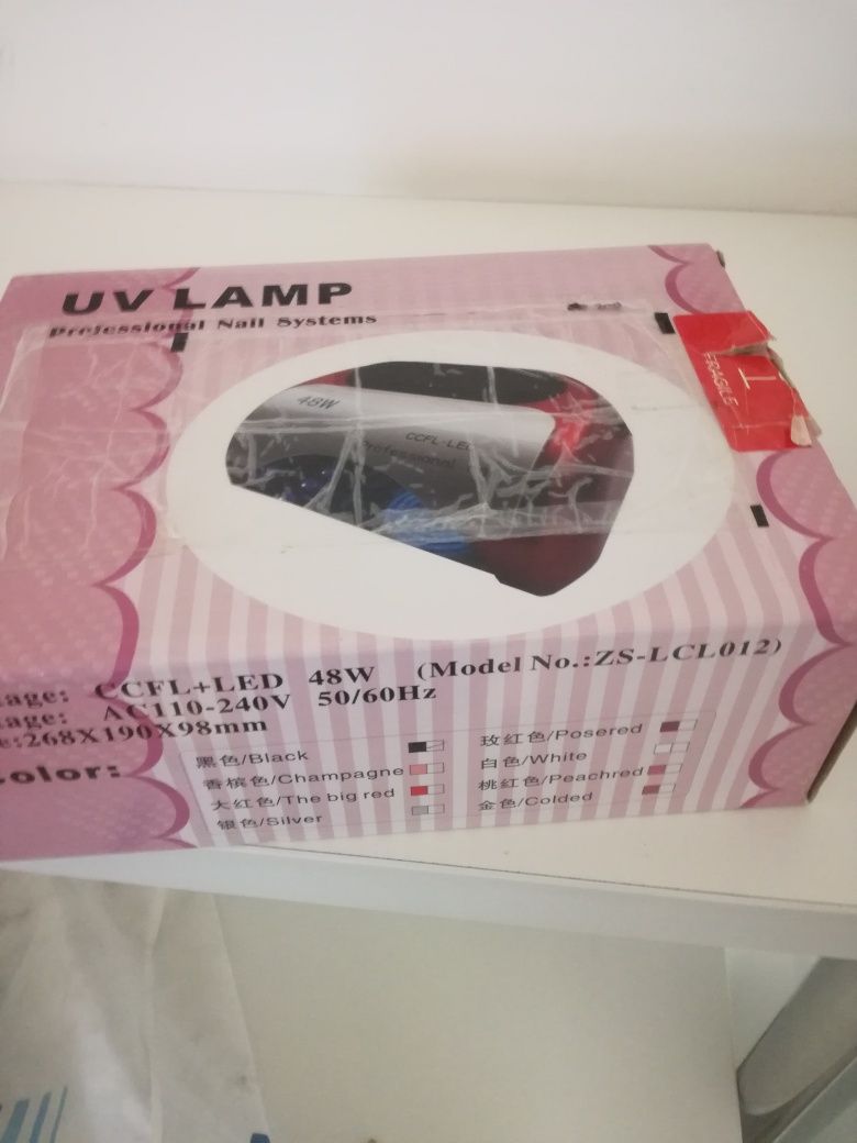 Lampa UV do paznokci professional systems