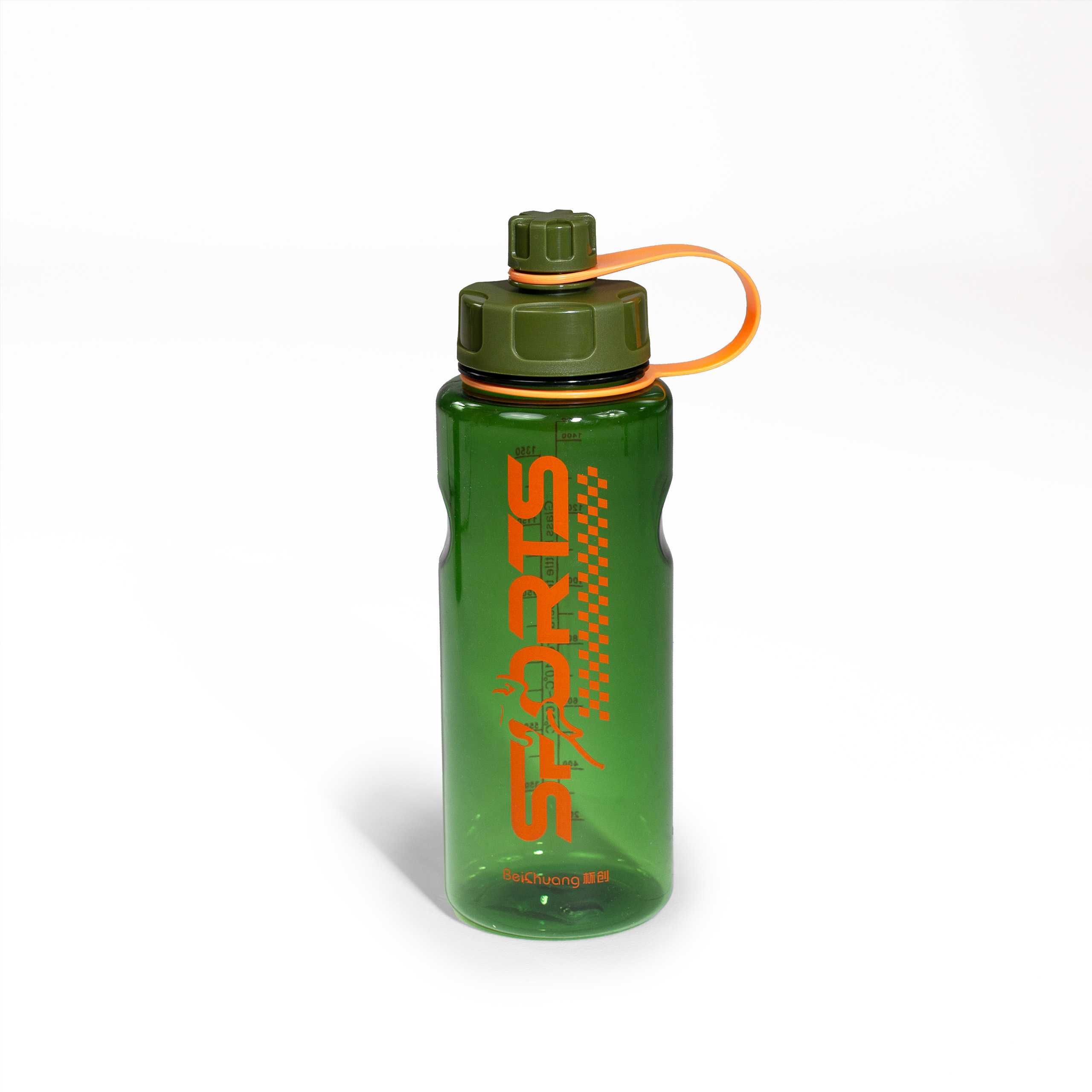 Butelka na wodę bidon na siłownię trening 1,5l zielona WB-02