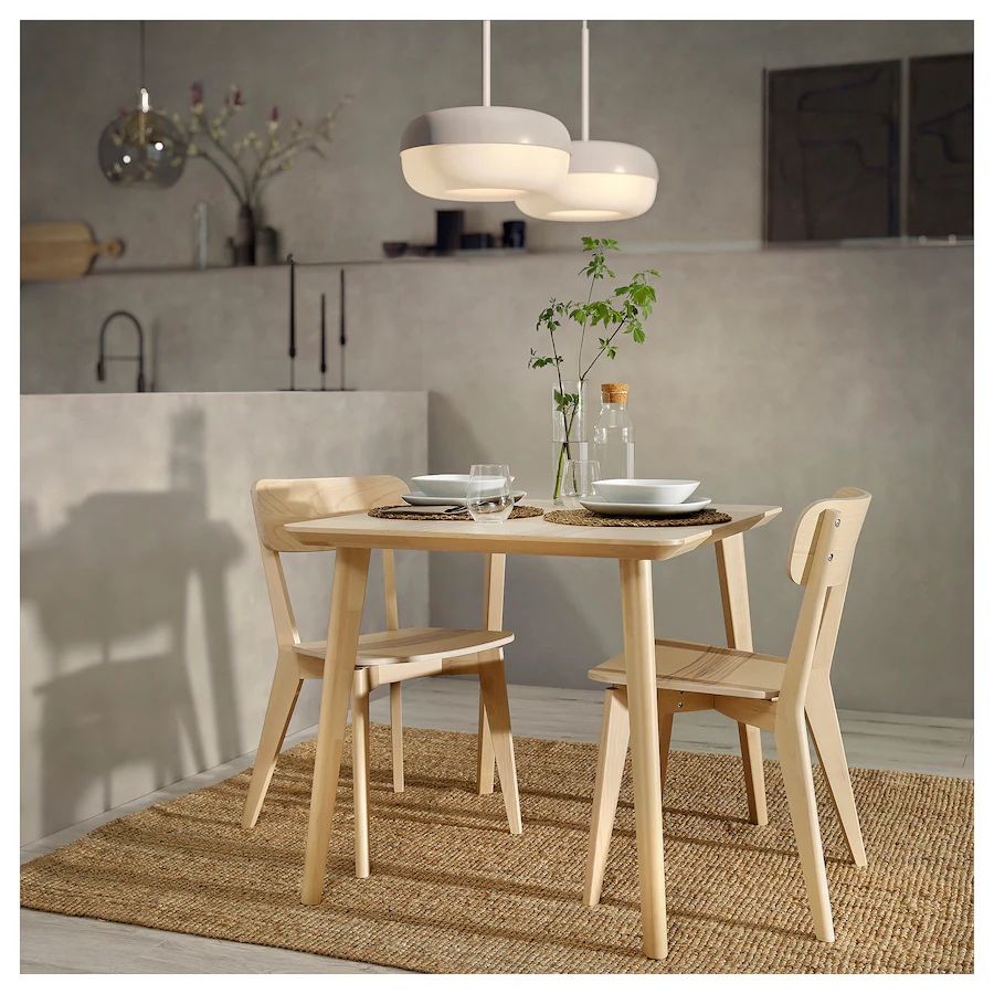 IKEA LISABO Stół i 2 krzesla