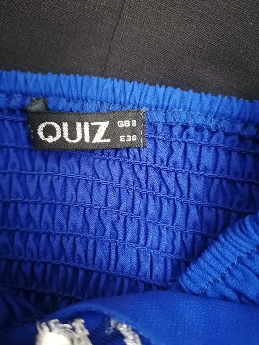 Vestido comprido azul, Quiz