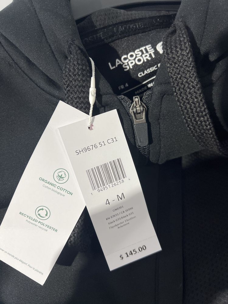 Зіп-Худі Lacoste Sport оригінал