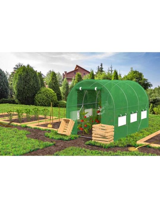 Tunel foliowy 6 m² 300 x 200 cm zielony