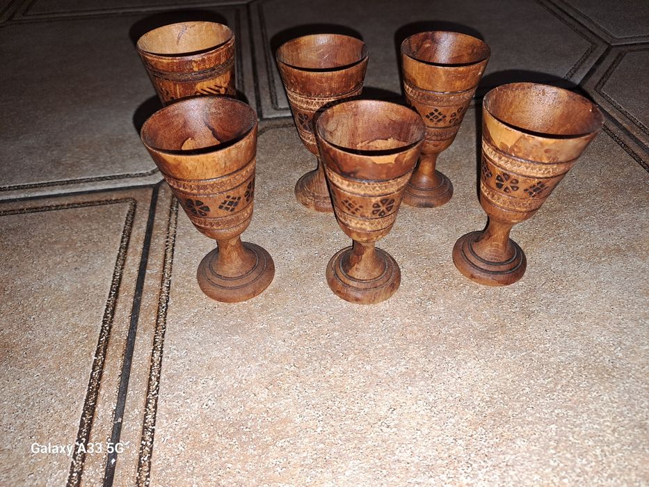 Рюмки деревянные