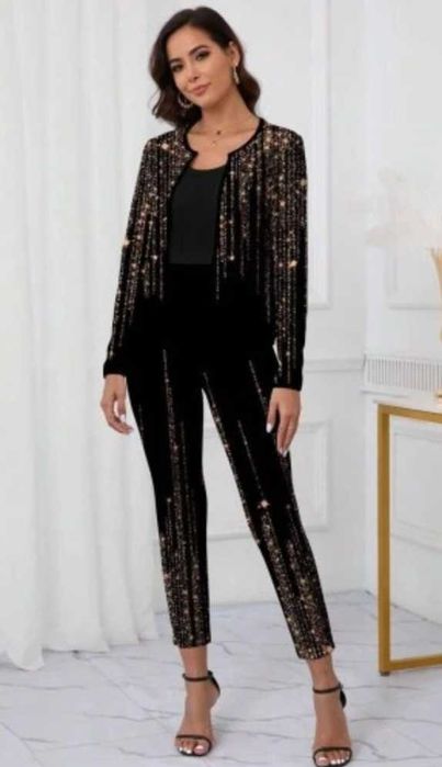 Komplet: legginsy i żakiet