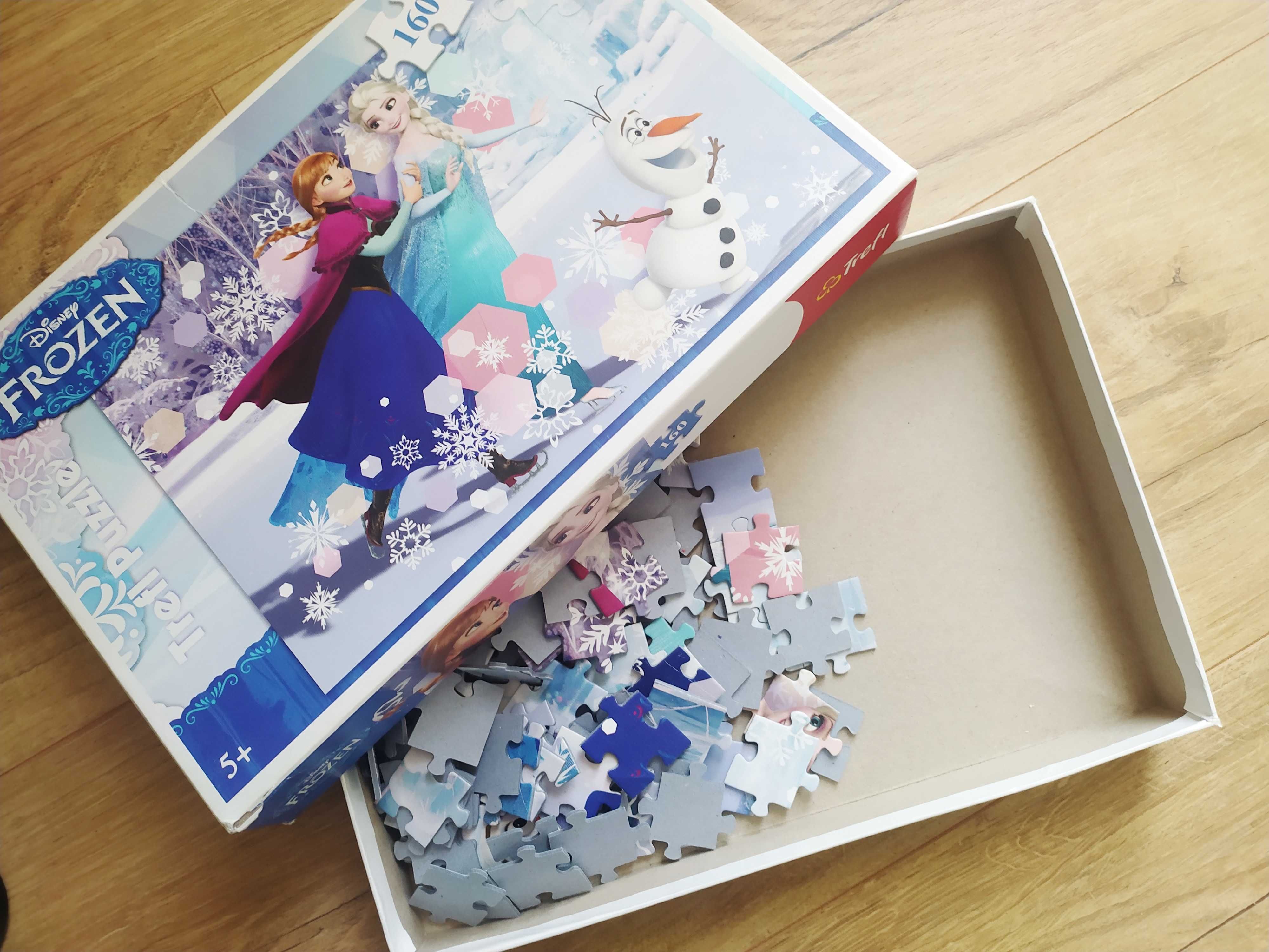 Puzzle Frozen 160 dla dzieci układanka