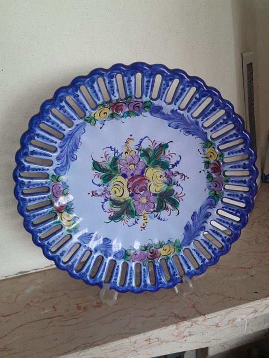 Prato em porcelana  Alcobaça