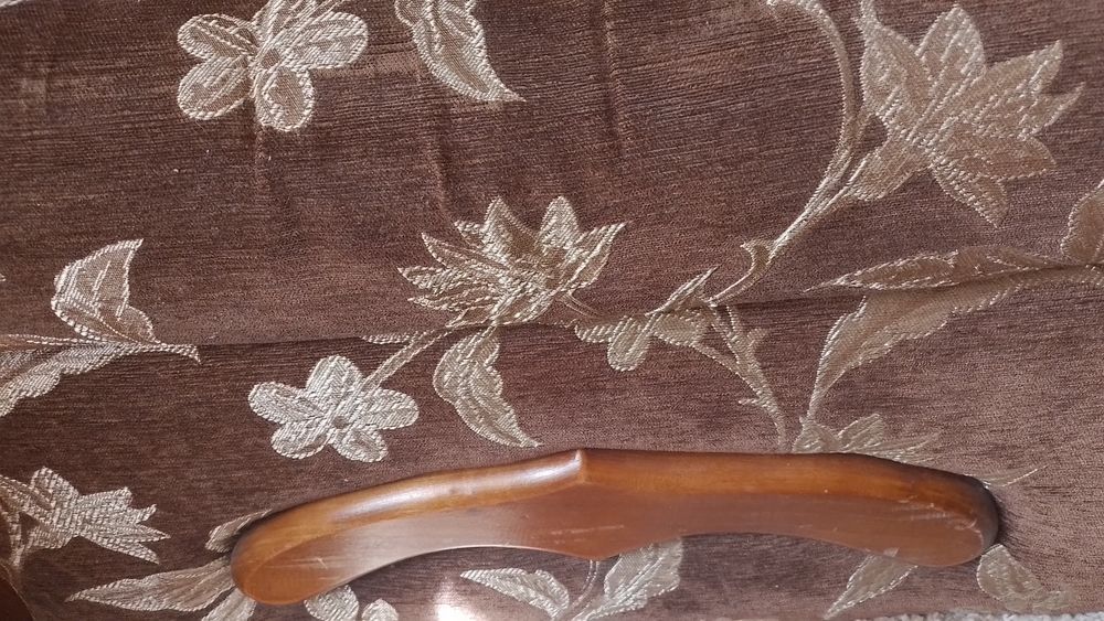 Комплект меблів, розкладне крісло коричневе та диван, диван-ліжко