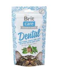 Brit Care Cat Snack Dental 50 g z indykiem