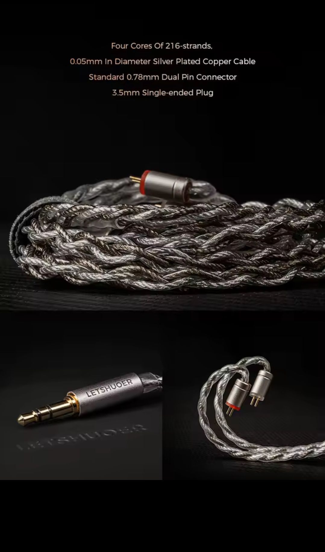 LETSHUOER DZ4 Hi-Fi навушники
