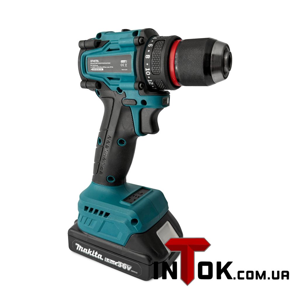 Шуруповерт аккумуляторный Makita DF 487BL | 36V | 5.0 A/h | Латвия!!!