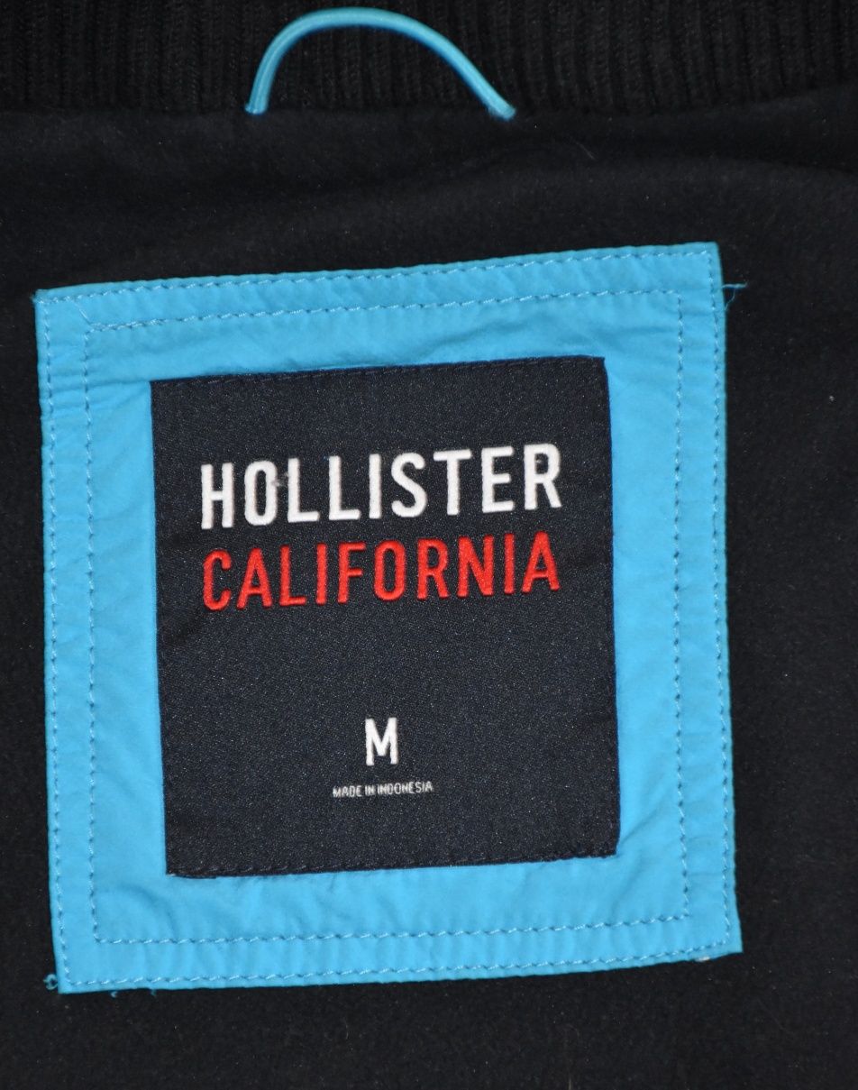 Kurtka zimowa ocieplana polarem marki Hollister M