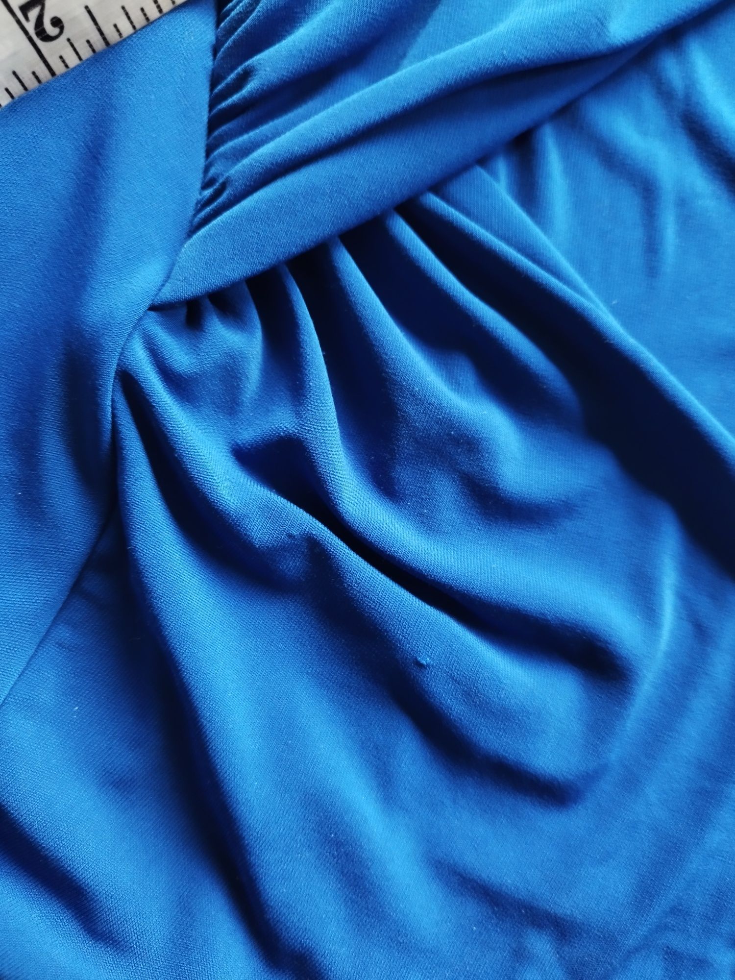 XS S kobaltowa chabrowa granatowa sukienka Lauren Ralph Lauren