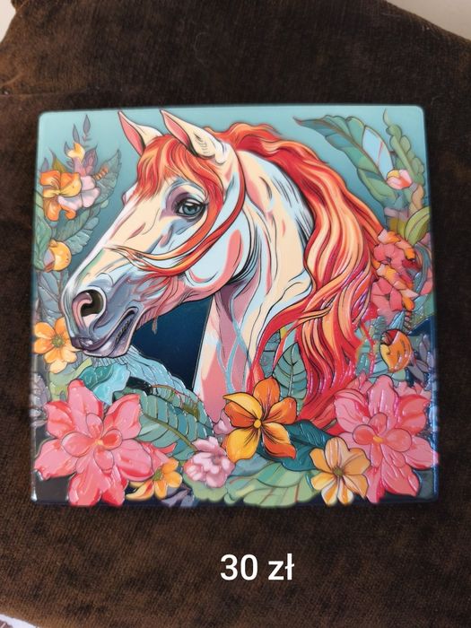 Płytka kafelek ceramiczny ozdobny koń