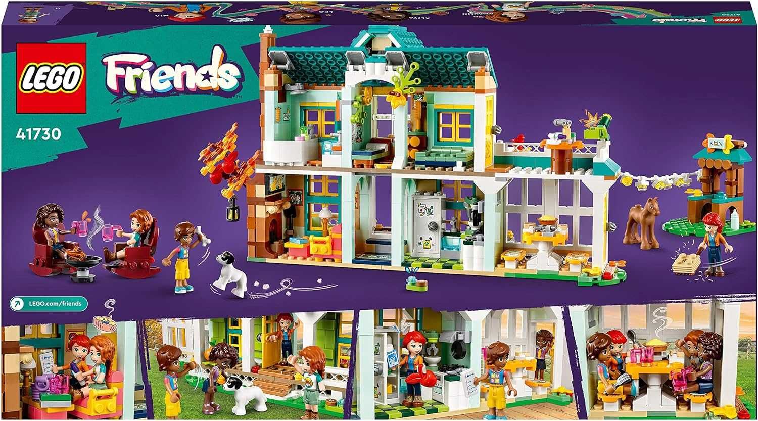 LEGO 41730 Friends Dom Autumn zestaw kreatywny dom dla lalek z klocków