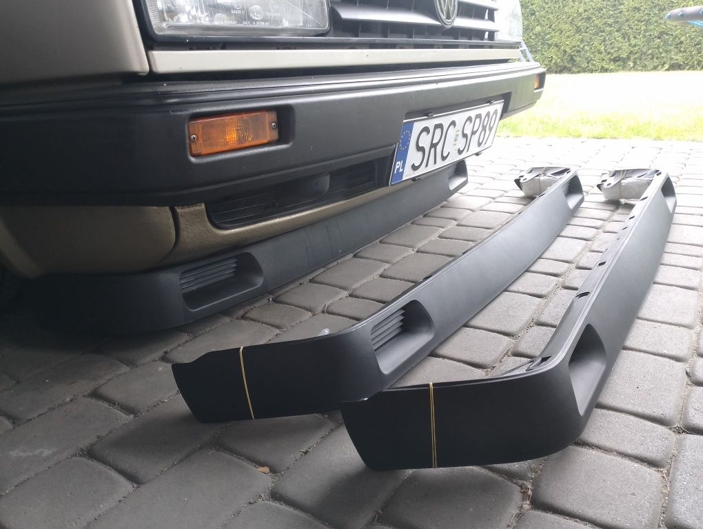 Szeroka dokładka wąskiego zderzaka vw golf 2, jetta 2 Frontspoiler