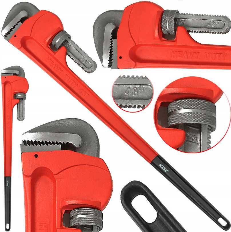 Klucz do odkręcania  STILLSON 18" 450mm HYDRAULICZNY ŻABA  MOCNY!!