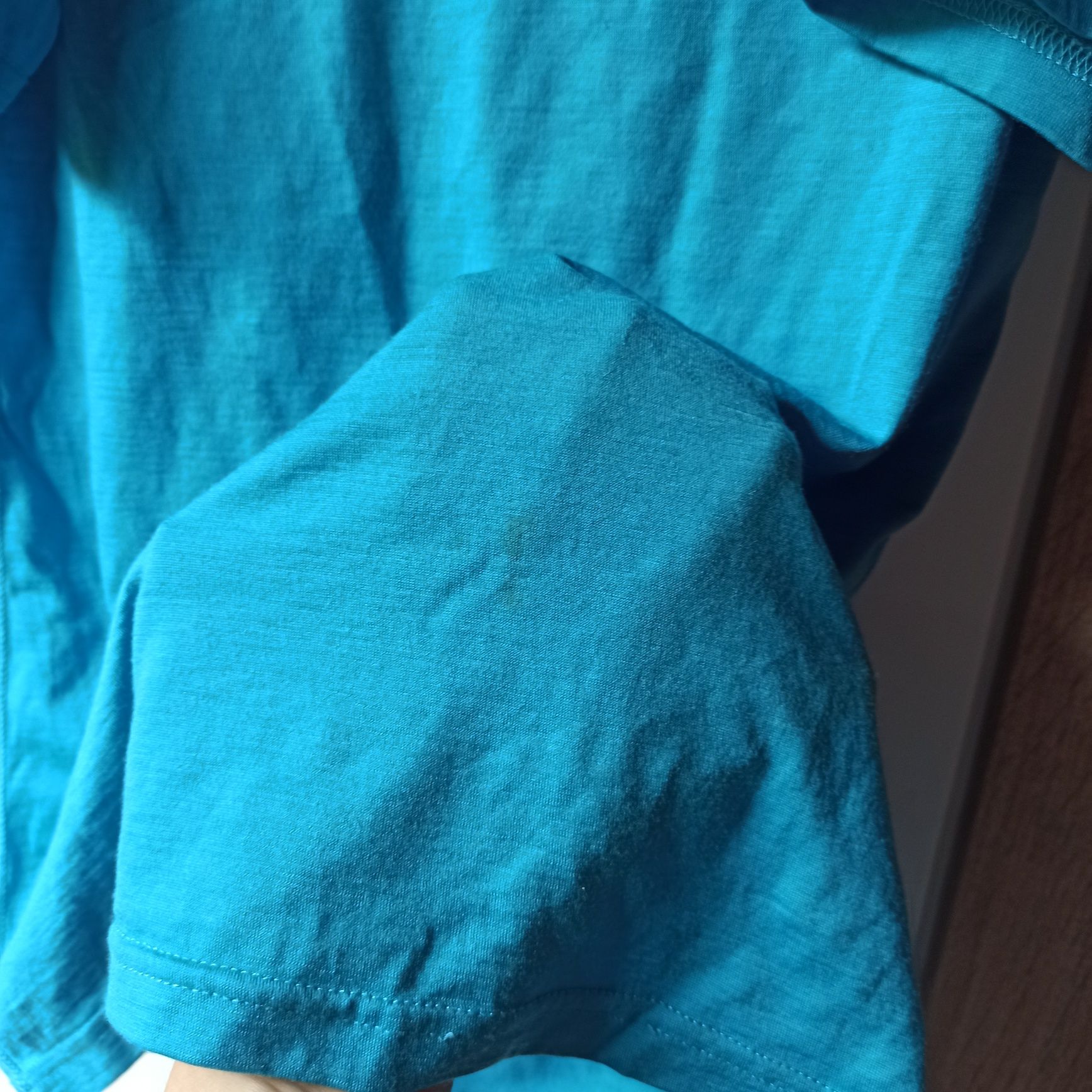 Devold breeze S wełnaina koszulka / bluzeczka w serek / 100% wełna mer