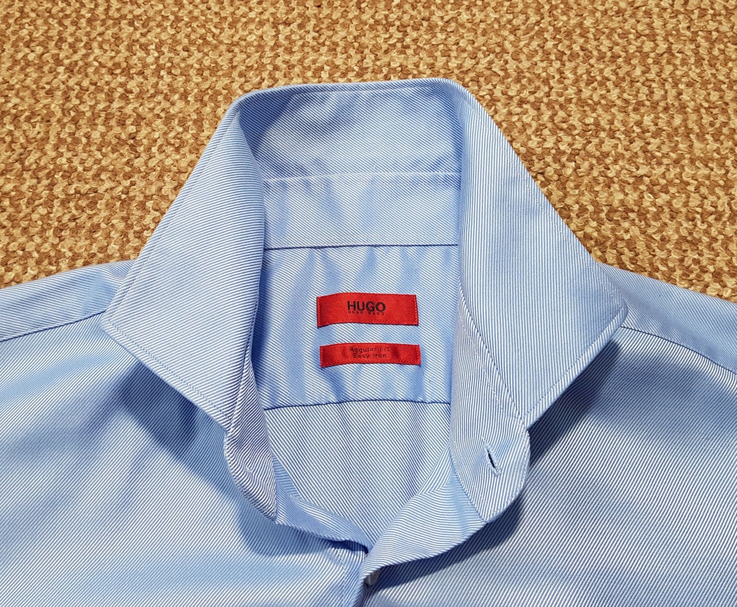 HUGO BOSS сорочка з відливом regular fit оригінал 43/17 XL