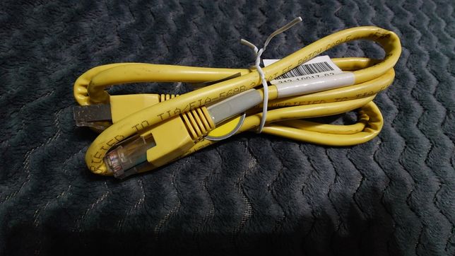 Kabel RJ45 FTP CAT.5E 1,5m żółty