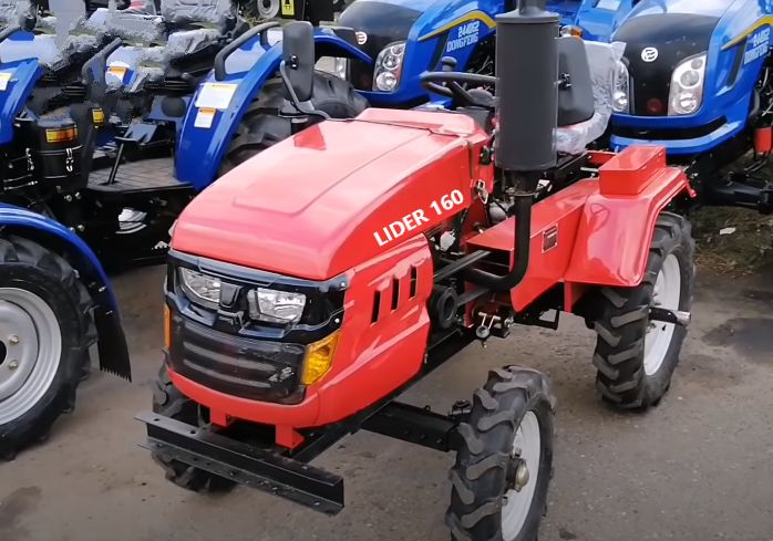 Мототрактор Лідер 160 +фреза +плуг. Трактор, мінітрактор доставка