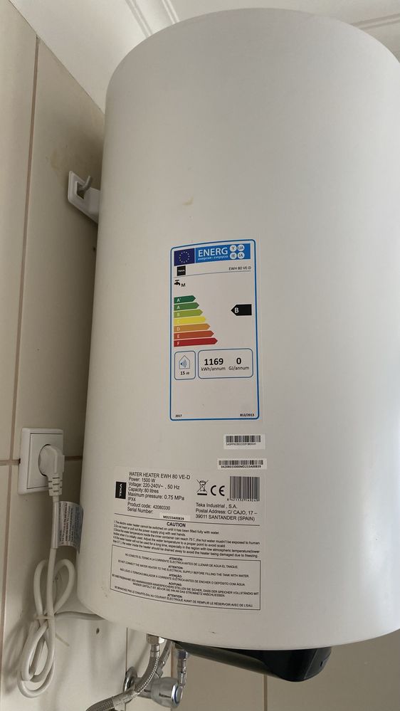 TermoAcumulador 80 L TEKA Smart inteligente