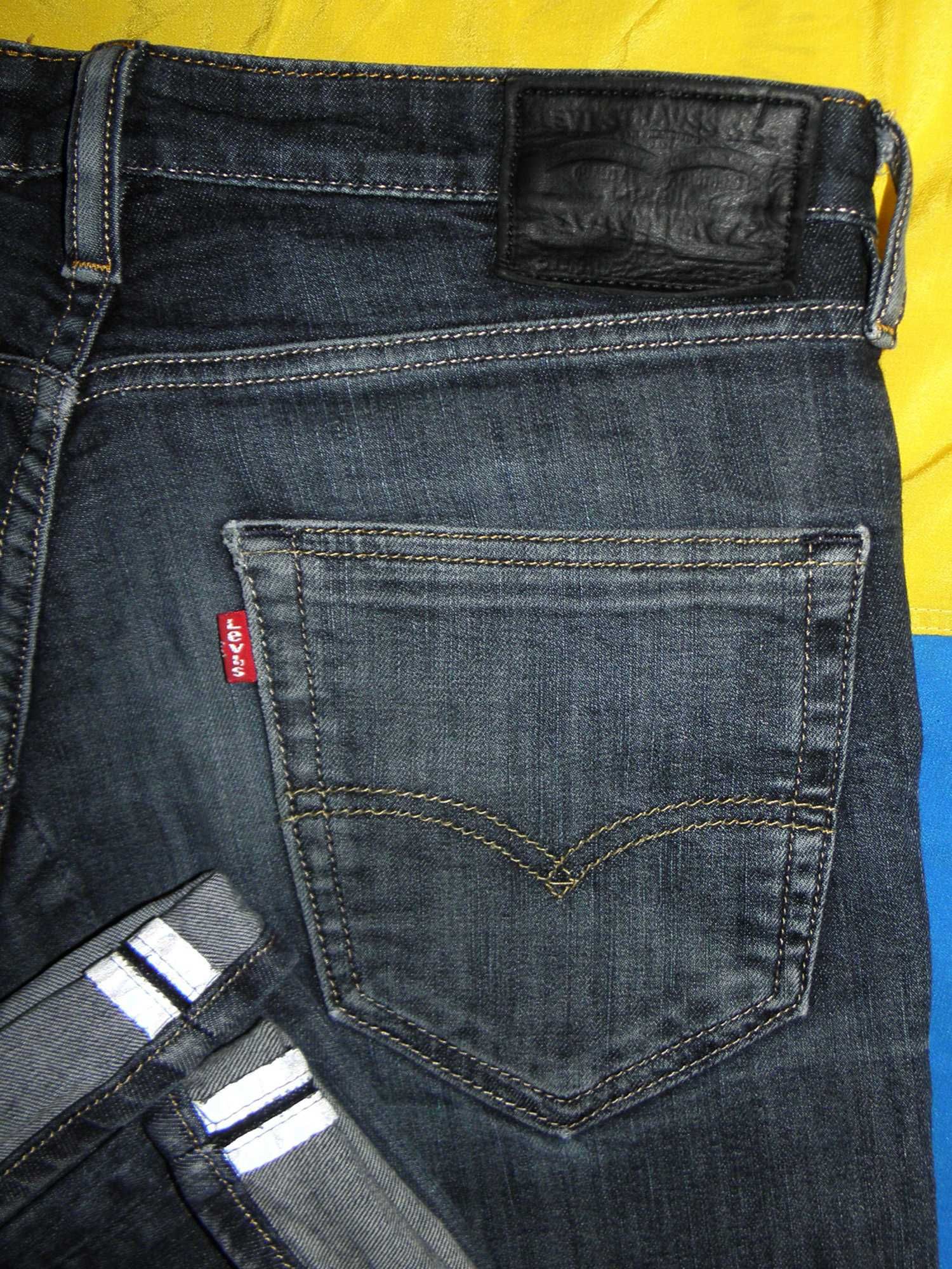 джинсы levis 511 w31 l34 commuter slim skinny 501 рефлектив