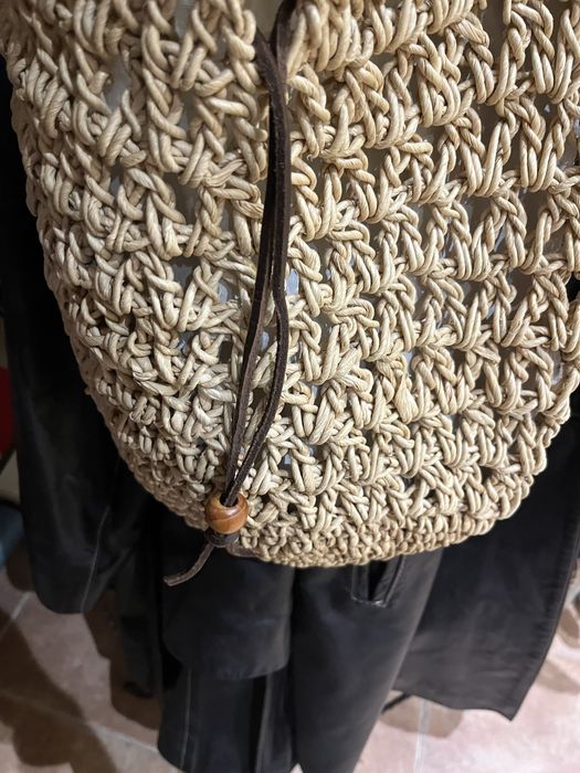 Saco de palha forrado