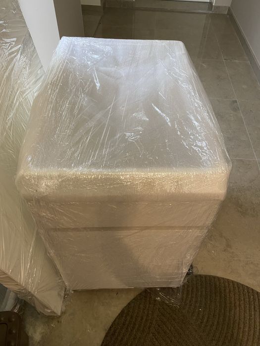 Sercretária MALM ikea + vidro na medida