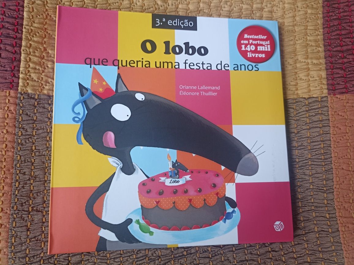 5 livros da coleção do "O Lobo"