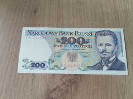 Banknot 200 złotych 1988r Jarosław Dąbrowski seria EN