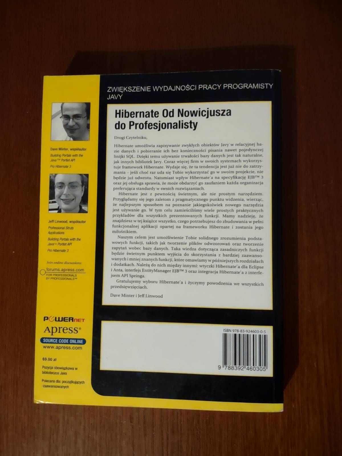 Książka Hibernate od nowicjusza do profesjnalisty