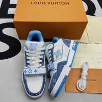 Buty Louis Vuitton LV Trainer Sneaker White Blue (38-46)