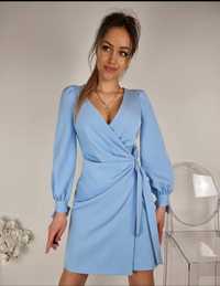 Sukienka Marina XL 42 błękitna