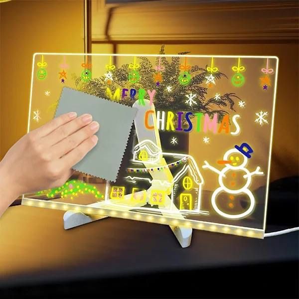LED дошка нічник малюй світлом дошка для малювання планшет світло 3+