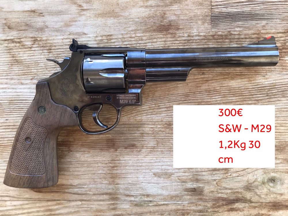 Revólver Pressão de Ar(CO2) 357 Borner+DAN WESSON 8"+Smith&Wesson M29