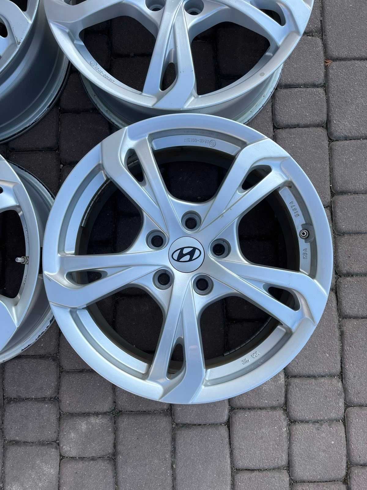 Alufelgi Hyundai 5x114,3 17 Czujniki Kona Tucson I30 I40