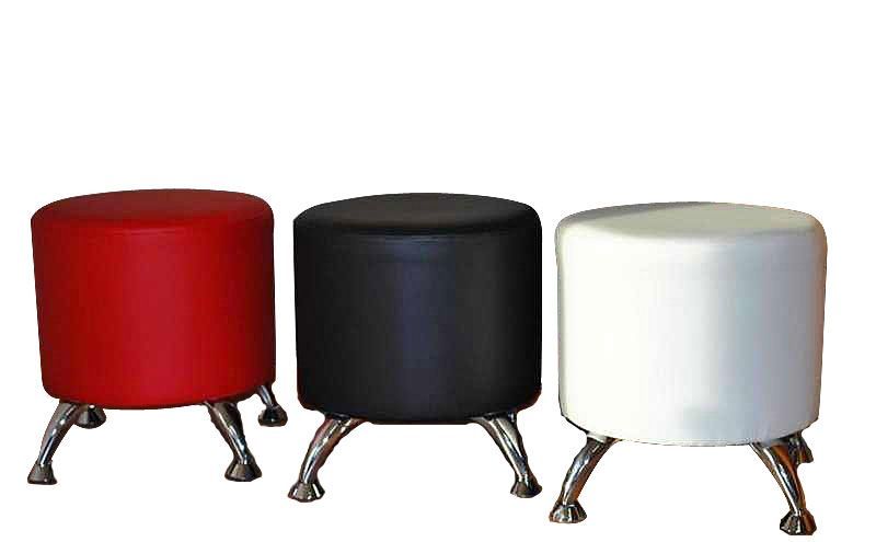 Pufy-Pufa OKRĄGŁA 40' lub 30' na nózkach chromowanych