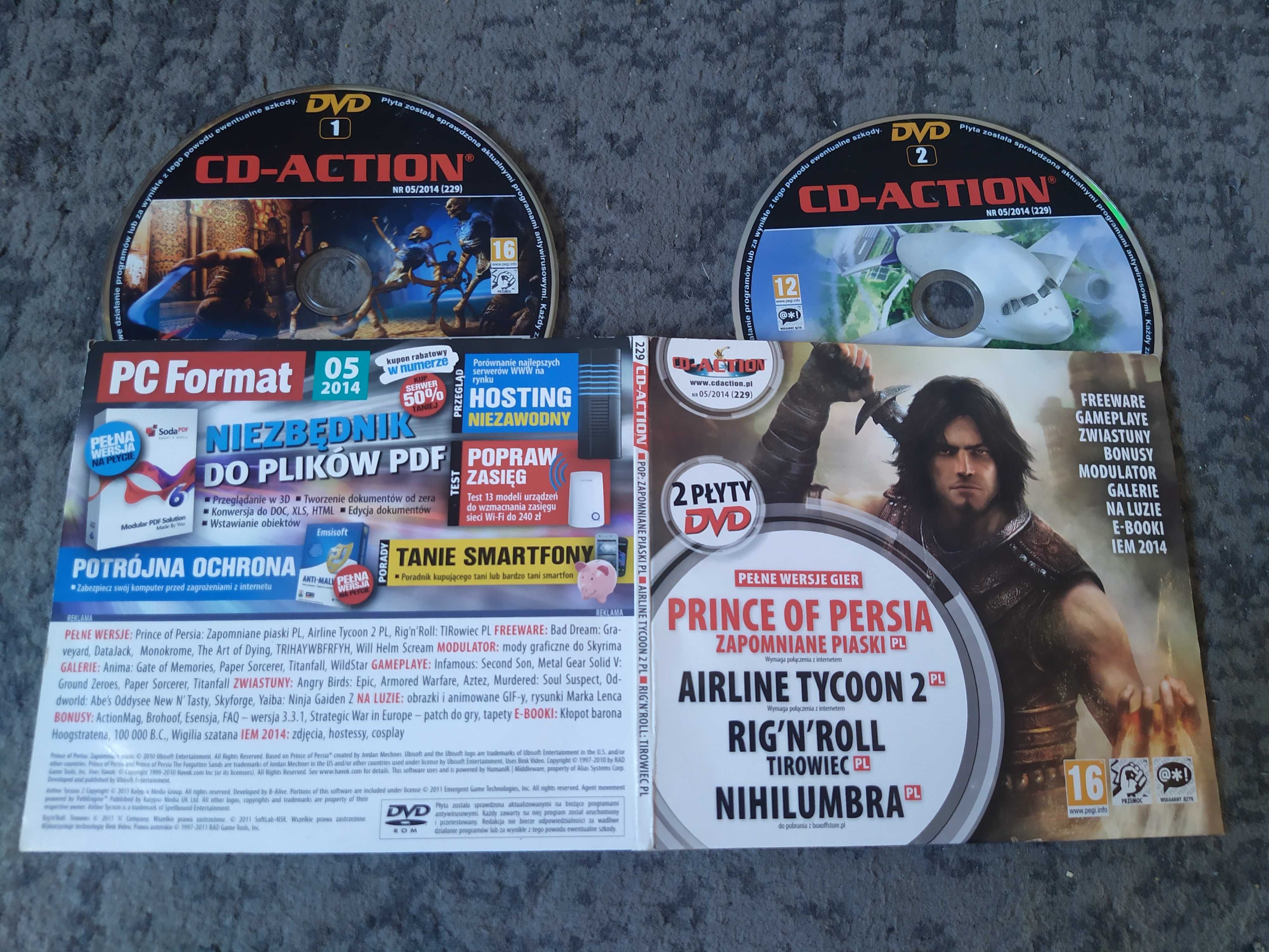 Prince of Persia Zapomniane Piaski Airline Tycoon 2 Rig'n'Roll