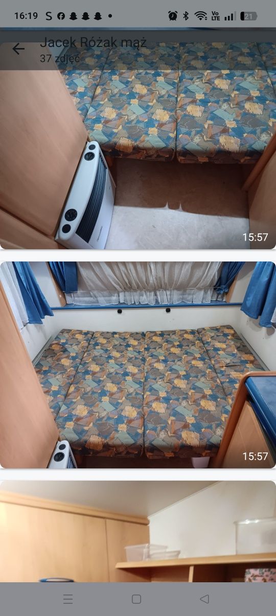Przyczepa kempingowa HOBBY 400 - 1998r