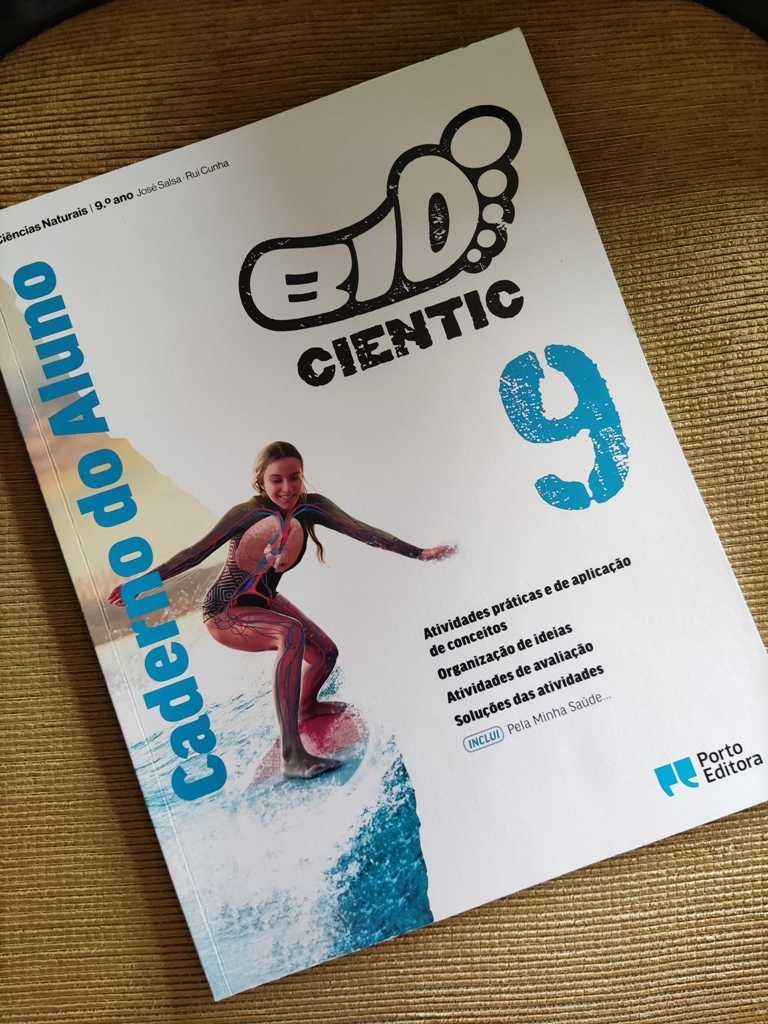 cadernos de atividades 9º ano em perfeito estado de consevação