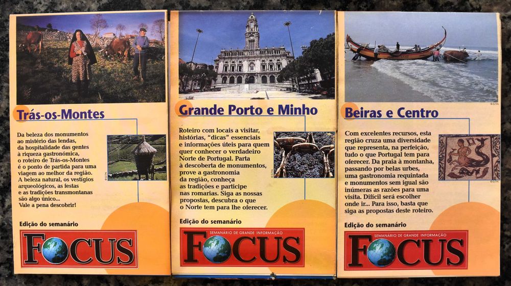 Roteiros Turísticos (8 guias de Portugal Continental e Açores)