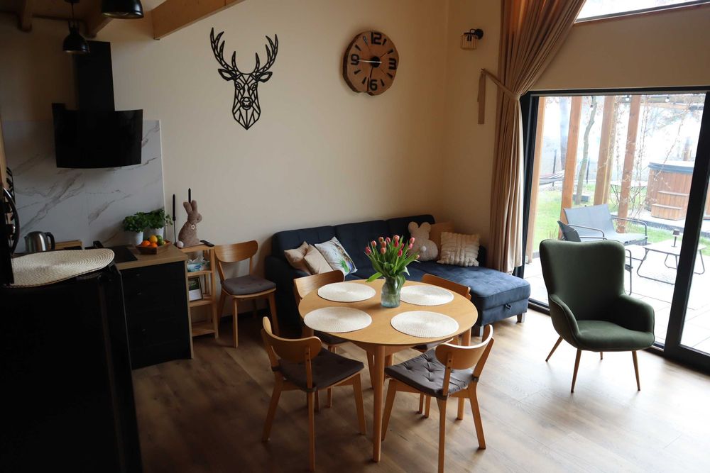 Domek na wynajem Hubertówka w klimatycznym miejscu w Bibiannie