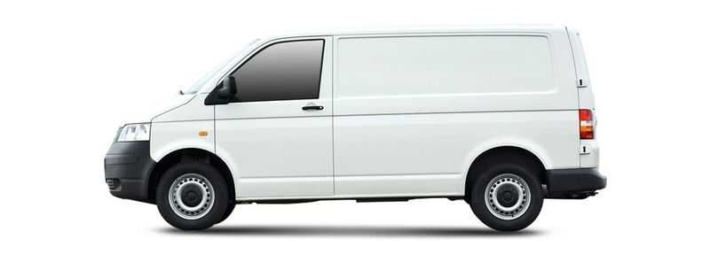 Bagażnik Dachowy VOLKSWAGEN Transporter T5 2003 do 2015 bazowy 2 belki