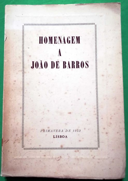 Homenagem a João de Barros, 1ª edição (1952), raro
