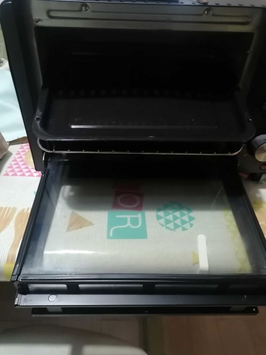Mini forno flama preto 18 litros