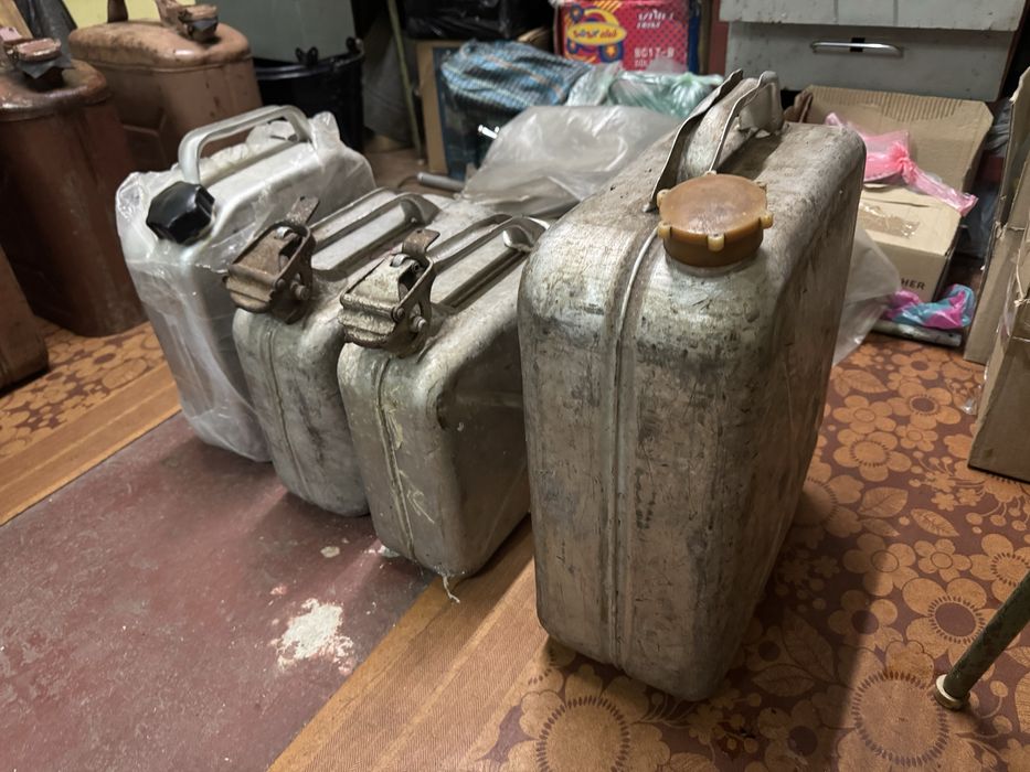 Канистры советского качества металлические, 20л, 10л алюминиевые