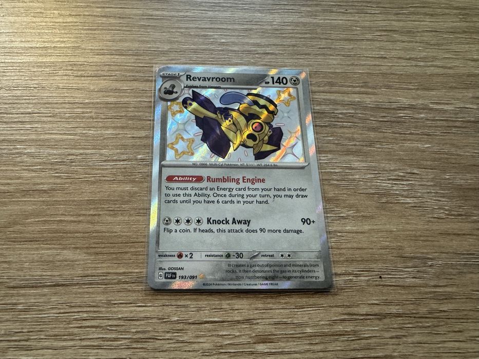 Karta Pokemon Revavroom stan idealny jak nowa