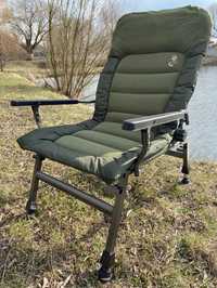 Кресло карповое раскладное мягкое с флисом Elektrostatyk FK6 до 150 кг